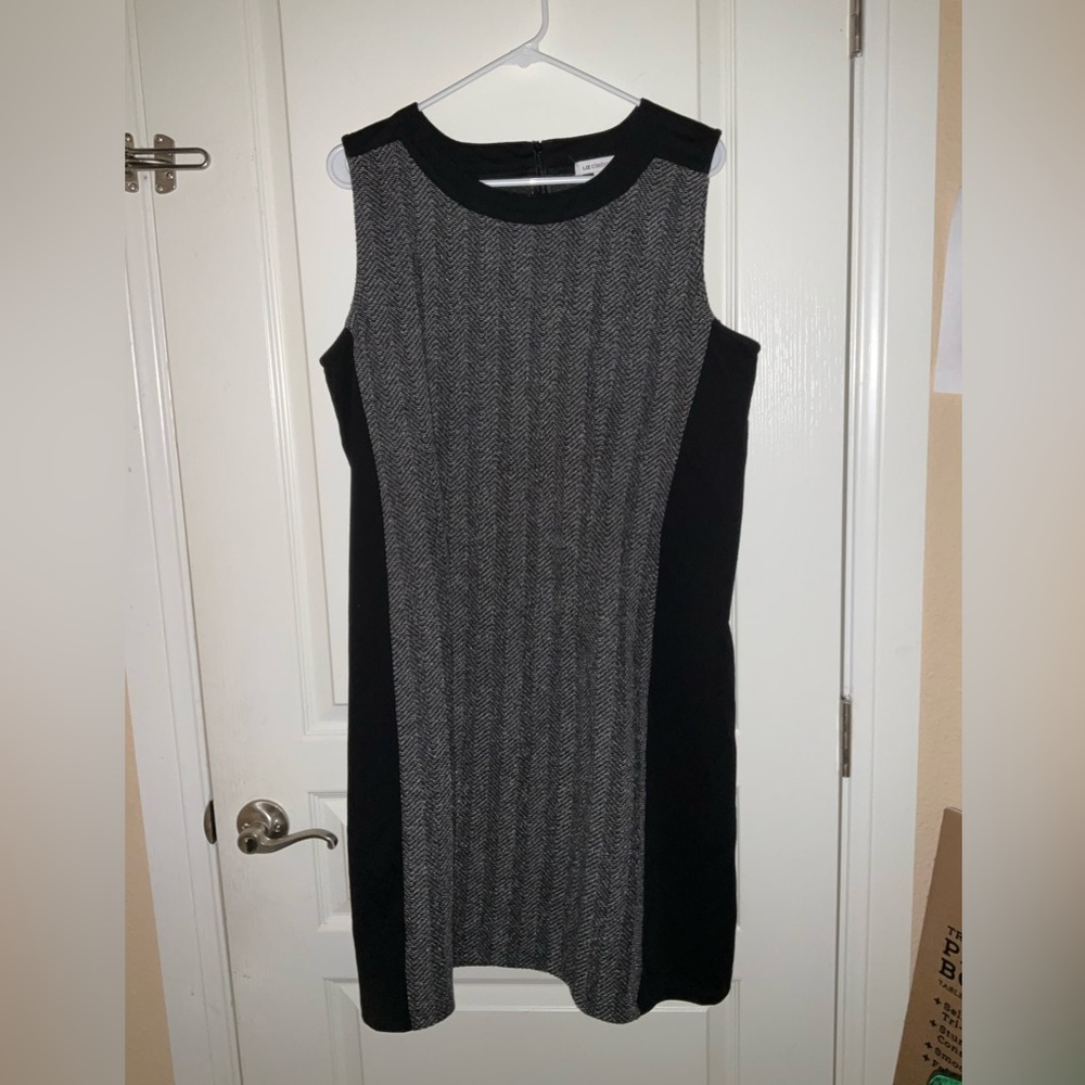 Liz Claiborne Sleeveless Tweed Shift Dress